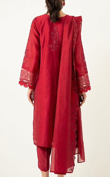Zeen Red Cotton Suit | Pakistani Lawn Dress in USA- Image 2