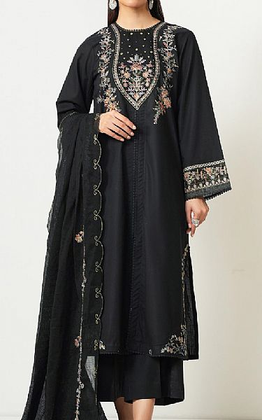 Zeen Black Cambric Suit | Pakistani Lawn Dress in USA- Image 1
