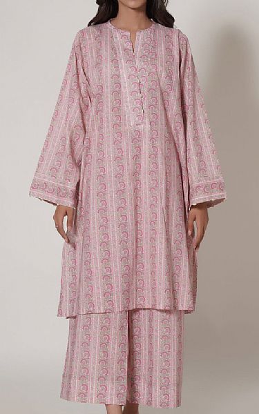 Zeen Pink Pearl Cambric Suit (2 pcs) | Pakistani Lawn Suits- Image 1