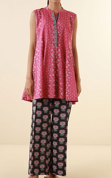 Zeen Deep Rose Lawn Suit (2 pcs) | Pakistani Lawn Suits- Image 1
