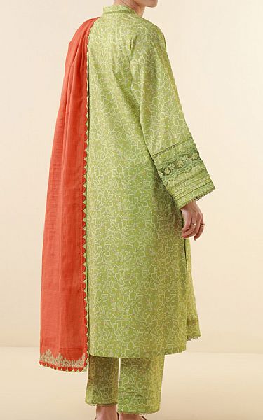 Zeen Apple Green Lawn Suit | Pakistani Lawn Suits- Image 2