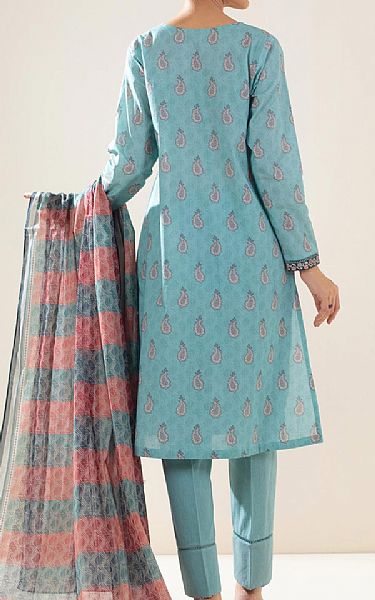 Zeen Moonstone Blue Lawn Suit | Pakistani Lawn Suits- Image 2
