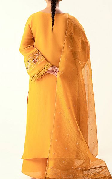 Zeen Pastel Orange Cambric Suit | Pakistani Winter Dresses in USA- Image 2