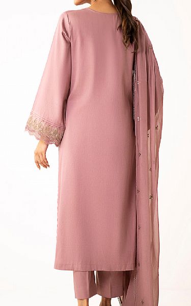 Zeen Pink Satin Suit | Pakistani Winter Dresses in USA- Image 2