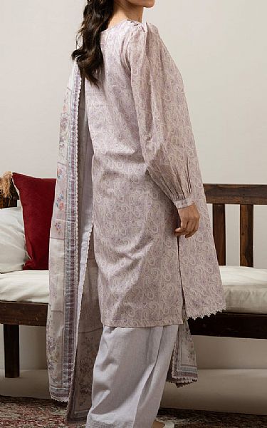 Zeen Light Grey/Lilac Lawn Suit | Pakistani Lawn Dress in USA- Image 2