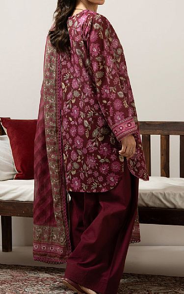 Zeen Maroon Lawn Suit | Pakistani Lawn Dress in USA- Image 2