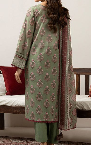 Zeen Green Lawn Suit | Pakistani Lawn Dress in USA- Image 2