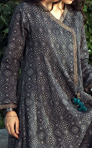 Zeen Black Khaddar Kurti | Pakistani Winter Dresses- Image 2