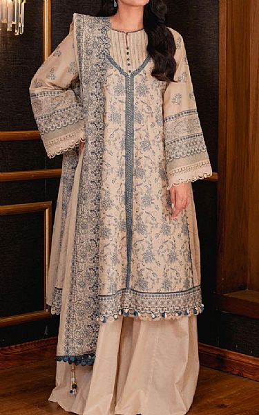 Zeen Ivory Lawn Suit | Pakistani Dresses in USA- Image 1