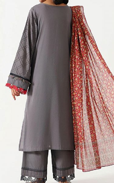 Zeen Grey Cambric Suit | Pakistani Dresses in USA- Image 2
