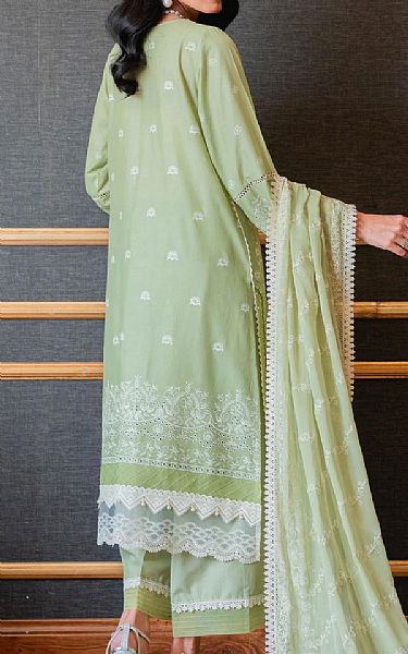 Zeen Tea Green Jacquard Suit | Pakistani Dresses in USA- Image 2