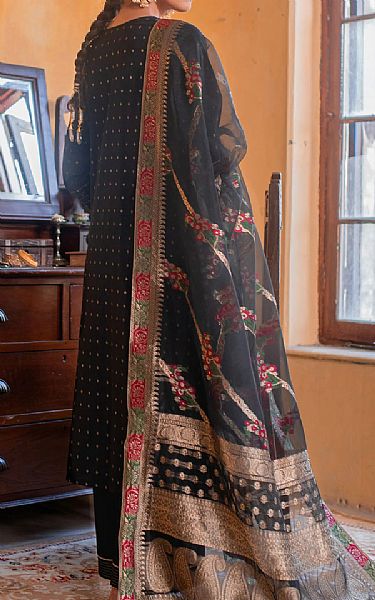 Zeen Black Jacquard Suit | Pakistani Dresses in USA- Image 2
