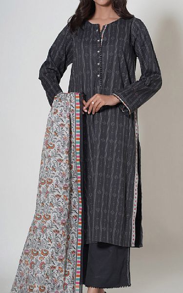 Zeen Ebony Clay Cambric Suit | Pakistani Lawn Suits- Image 1