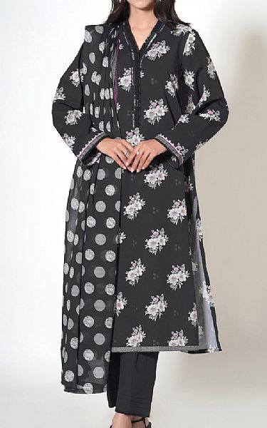 Zeen Black Cambric Suit | Pakistani Lawn Suits- Image 1