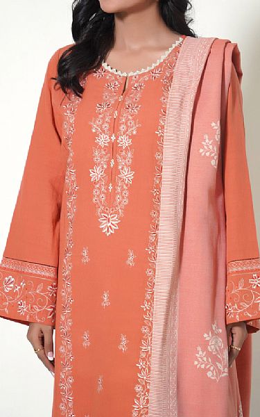 Zeen Coral Khaddar Suit | Pakistani Winter Dresses- Image 2