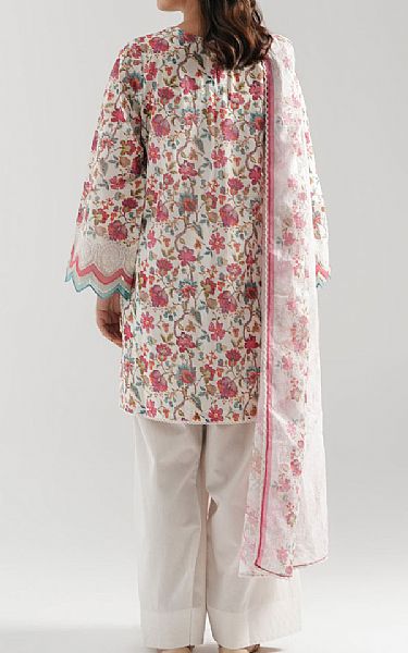 Zeen Off-white Lawn Suit | Pakistani Lawn Dress in USA- Image 2