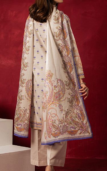 Zeen Ivory Lawn Suit | Pakistani Lawn Dress in USA- Image 2