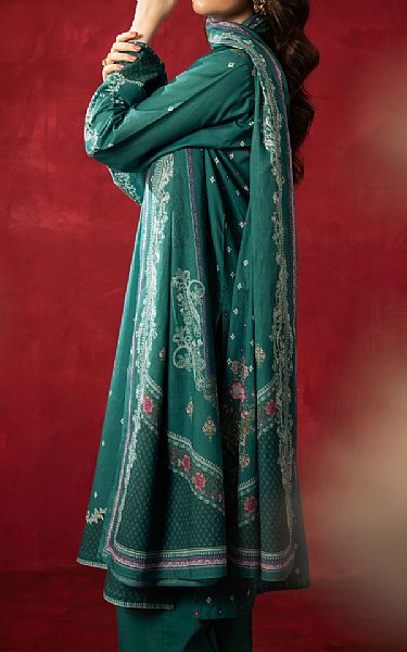 Zeen Sea Green Lawn Suit | Pakistani Lawn Dress in USA- Image 2