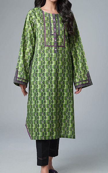 Zeen Pastel Green Lawn Kurti | Pakistani Lawn Suits- Image 1