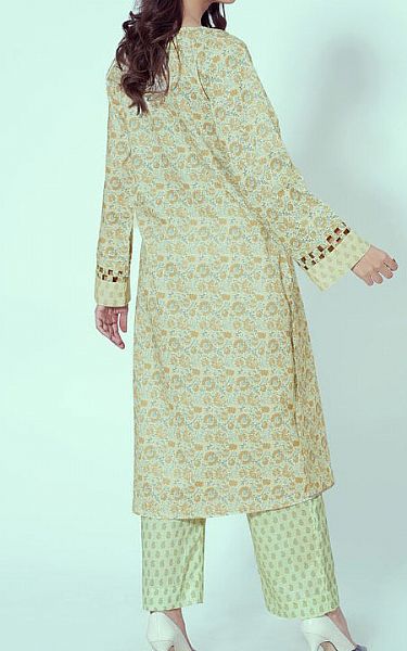 Zeen Cream Lawn Suit (2 Pcs) | Pakistani Lawn Suits- Image 2