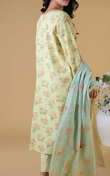 Zeen Cream Dobby Lawn Suit | Pakistani Lawn Suits- Image 2