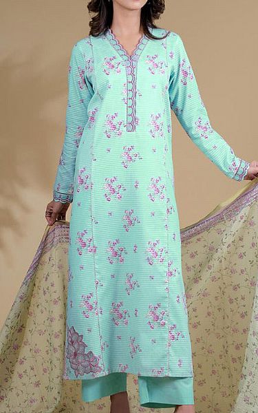 Zeen Sky Blue Lawn Suit | Pakistani Lawn Suits- Image 1