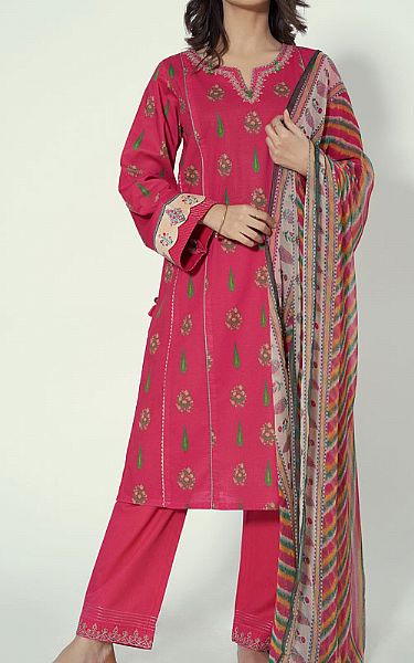 Zeen Magenta Lawn Suit | Pakistani Lawn Suits- Image 1
