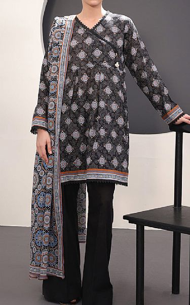 Zellbury Black Lawn Suit | Pakistani Lawn Dress in USA- Image 1