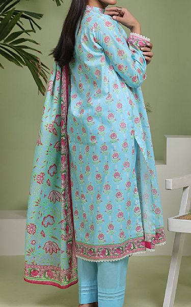 Zellbury Light Blue Lawn Suit | Pakistani Lawn Dress in USA- Image 2