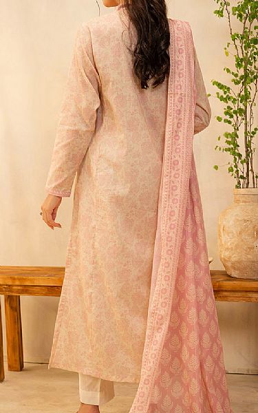 Zellbury Off White/Light Pink Lawn Suit | Pakistani Lawn Dress in USA- Image 2