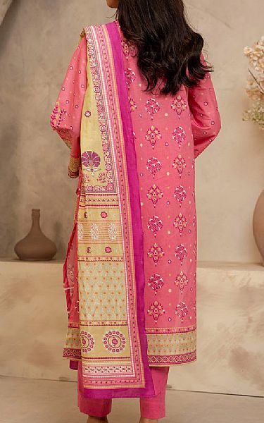 Zellbury Brink Pink Lawn Suit | Pakistani Lawn Dress in USA- Image 2
