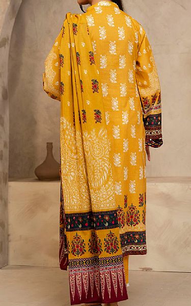 Zellbury Mustard Lawn Suit | Pakistani Lawn Dress in USA- Image 2