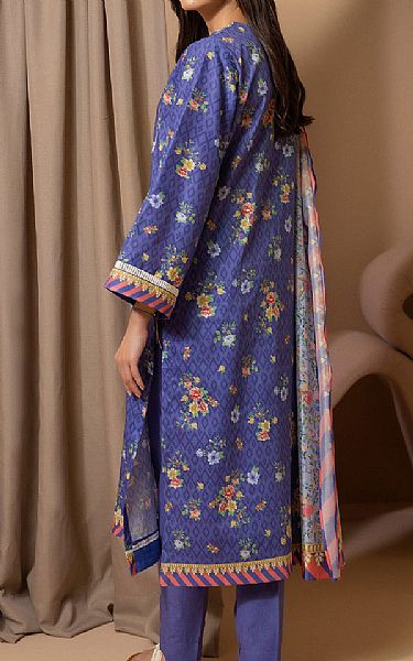 Zellbury Blueberry Lawn Suit | Pakistani Lawn Dress in USA- Image 2