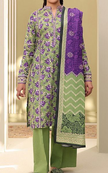 Zellbury Sage Green Lawn Suit | Pakistani Lawn Dress in USA- Image 1