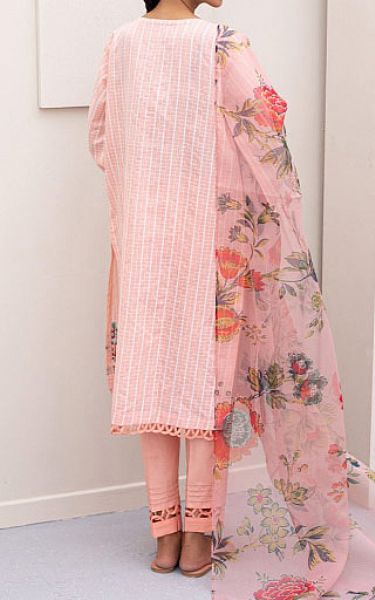 Zellbury Light Pink Jacquard Suit | Pakistani Lawn Dress in USA- Image 2