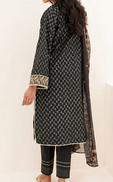 Zellbury Black Yarn Dyed Suit | Pakistani Lawn Suits- Image 2