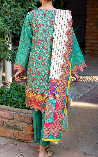 Zellbury Sea Green Khaddar Suit | Pakistani Winter Dresses- Image 2