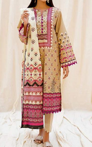 Zellbury Tan Khaddar Suit | Pakistani Winter Dresses- Image 1