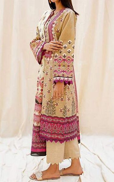 Zellbury Tan Khaddar Suit | Pakistani Winter Dresses- Image 2