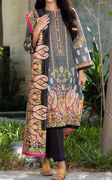 Zellbury Storm Gray Khaddar Suit | Pakistani Dresses in USA- Image 1