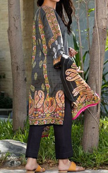 Zellbury Storm Gray Khaddar Suit | Pakistani Dresses in USA- Image 2