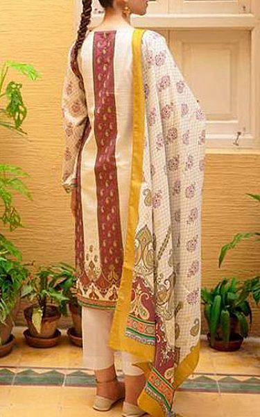 Zellbury Ivory Khaddar Suit | Pakistani Winter Dresses- Image 2