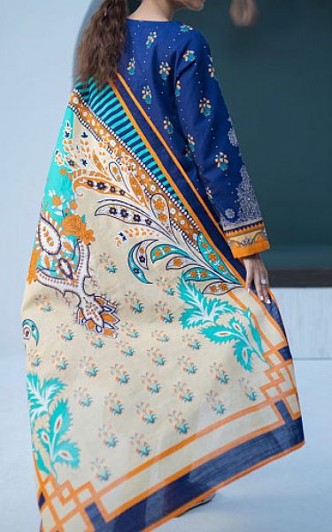 Zellbury Navy Khaddar Suit (2 Pcs) | Pakistani Winter Dresses- Image 2