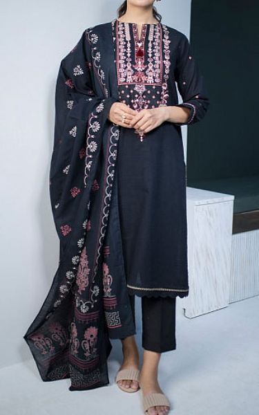 Zellbury Black Khaddar Suit (2 Pcs) | Pakistani Winter Dresses- Image 1