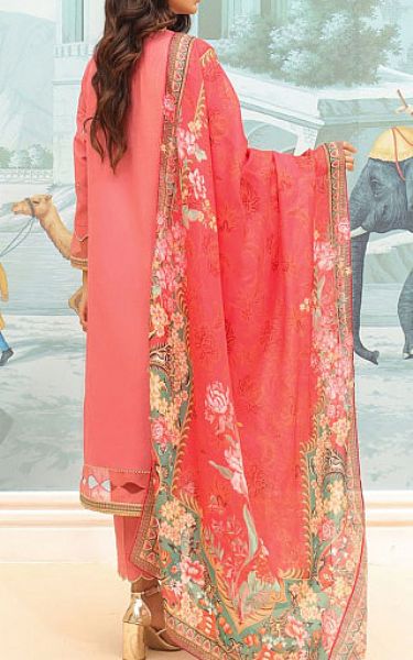 Zellbury Pink Khaddar Suit | Pakistani Winter Dresses- Image 2