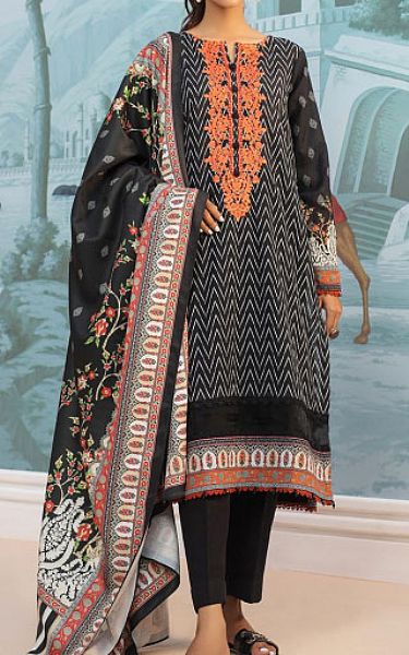 Zellbury Black Khaddar Suit | Pakistani Winter Dresses- Image 1