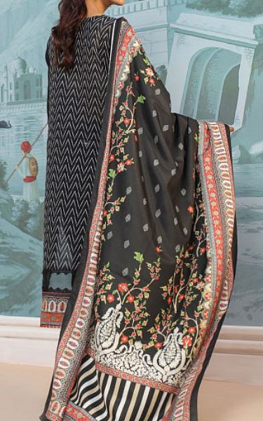 Zellbury Black Khaddar Suit | Pakistani Winter Dresses- Image 2