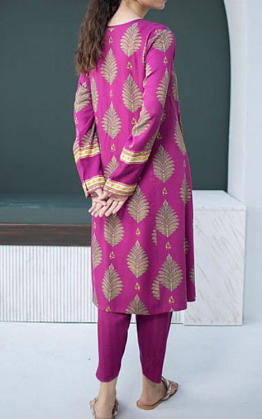 Zellbury Plum Cotail Suit (2 Pcs) | Pakistani Winter Dresses- Image 2
