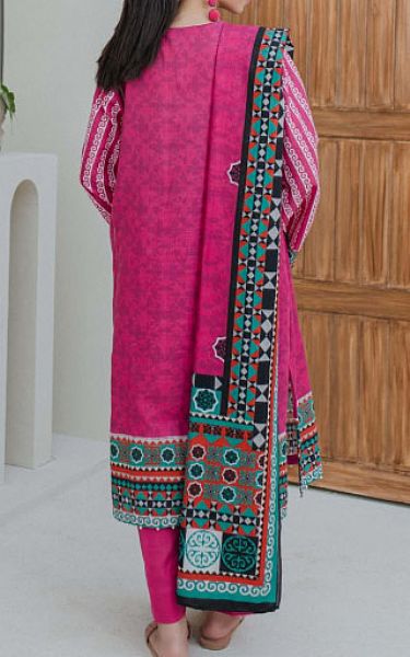 Zellbury Pink Khaddar Suit | Pakistani Winter Dresses- Image 2