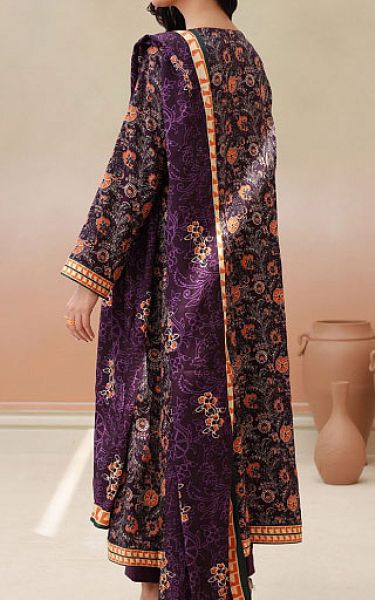 Zellbury Indigo Cotail Suit | Pakistani Winter Dresses- Image 2